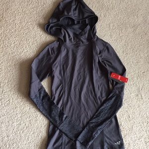 BCG split mock neck hoodie NWT size small